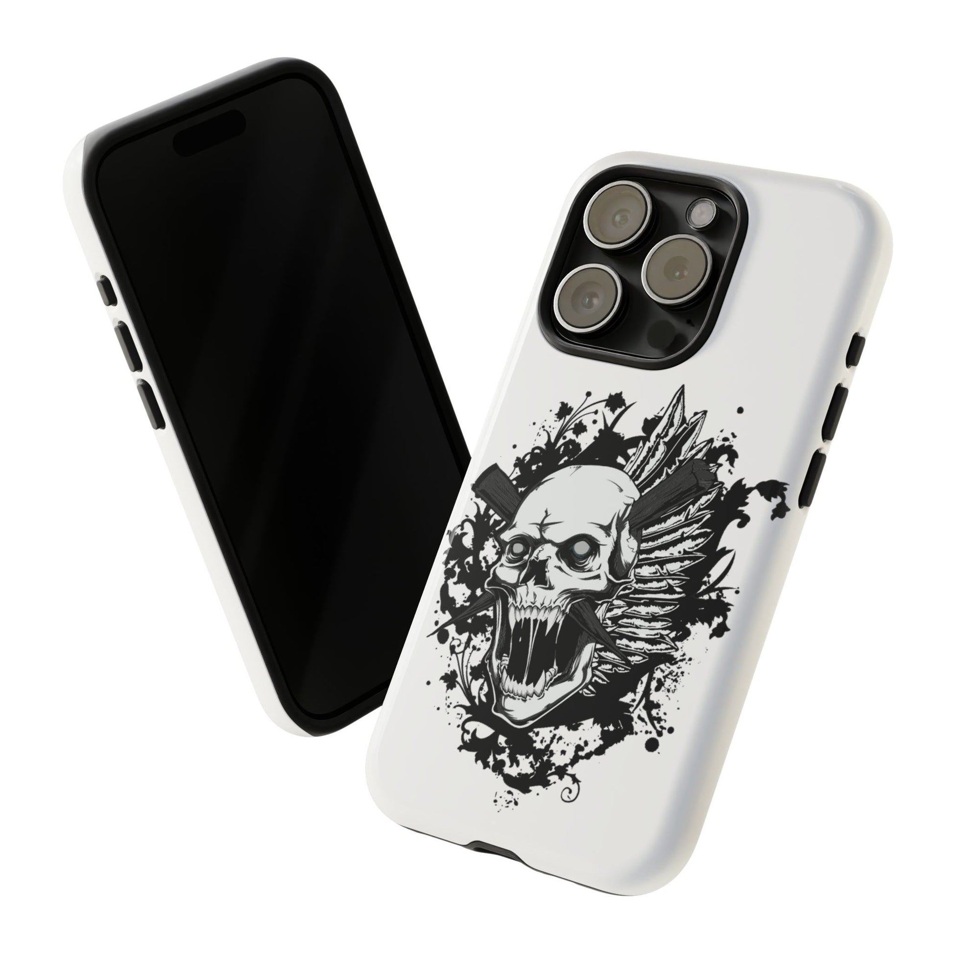 Apple Iphone Impaled Skull Cover Phone Case 37.99 Accessories, Apple, Glossy, Impaled, Iphone, iPhone Cases, Matte, Phone accessory, Phone Cases, Skull JLR Design