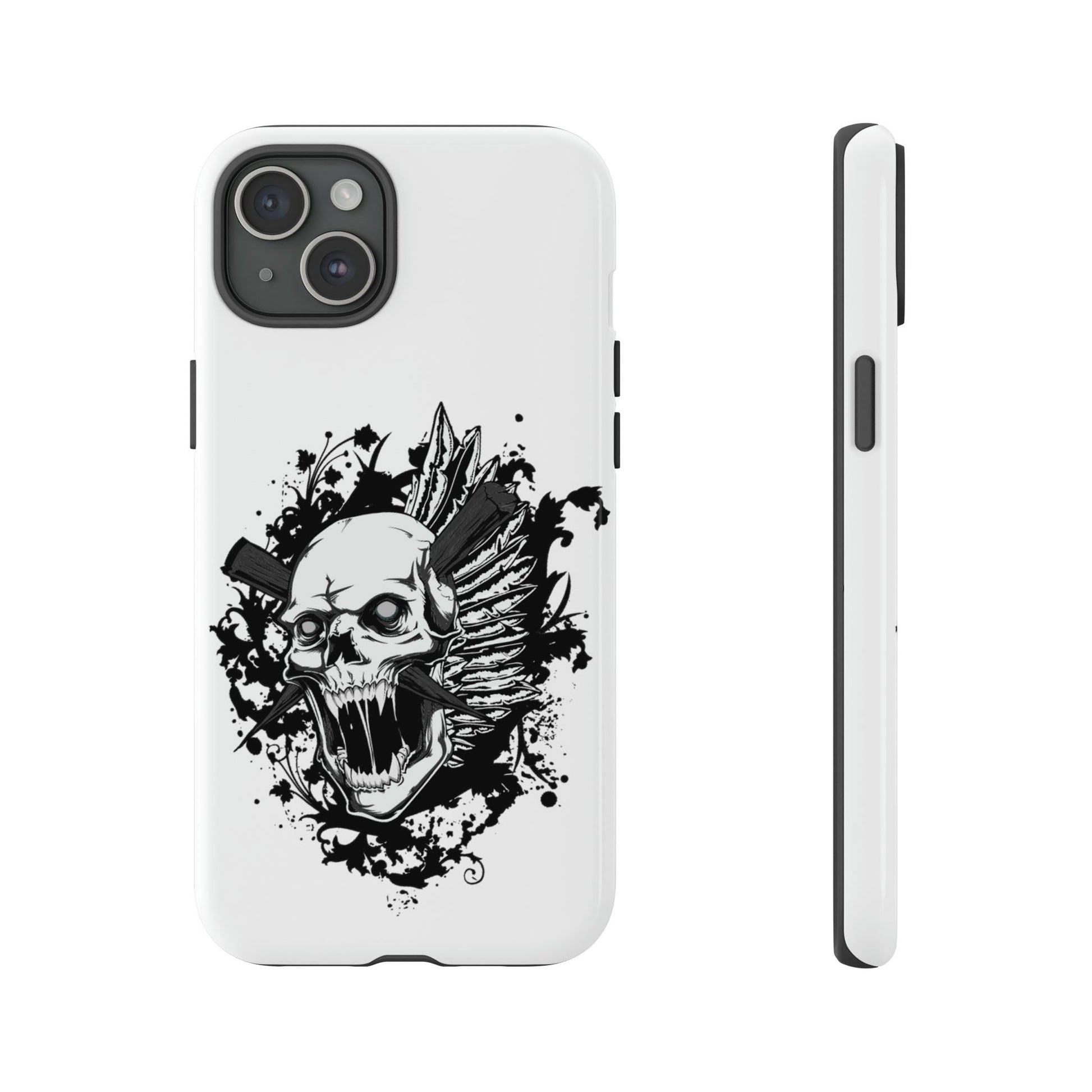 Apple Iphone Impaled Skull Cover Phone Case 37.99 Accessories, Apple, Glossy, Impaled, Iphone, iPhone Cases, Matte, Phone accessory, Phone Cases, Skull JLR Design