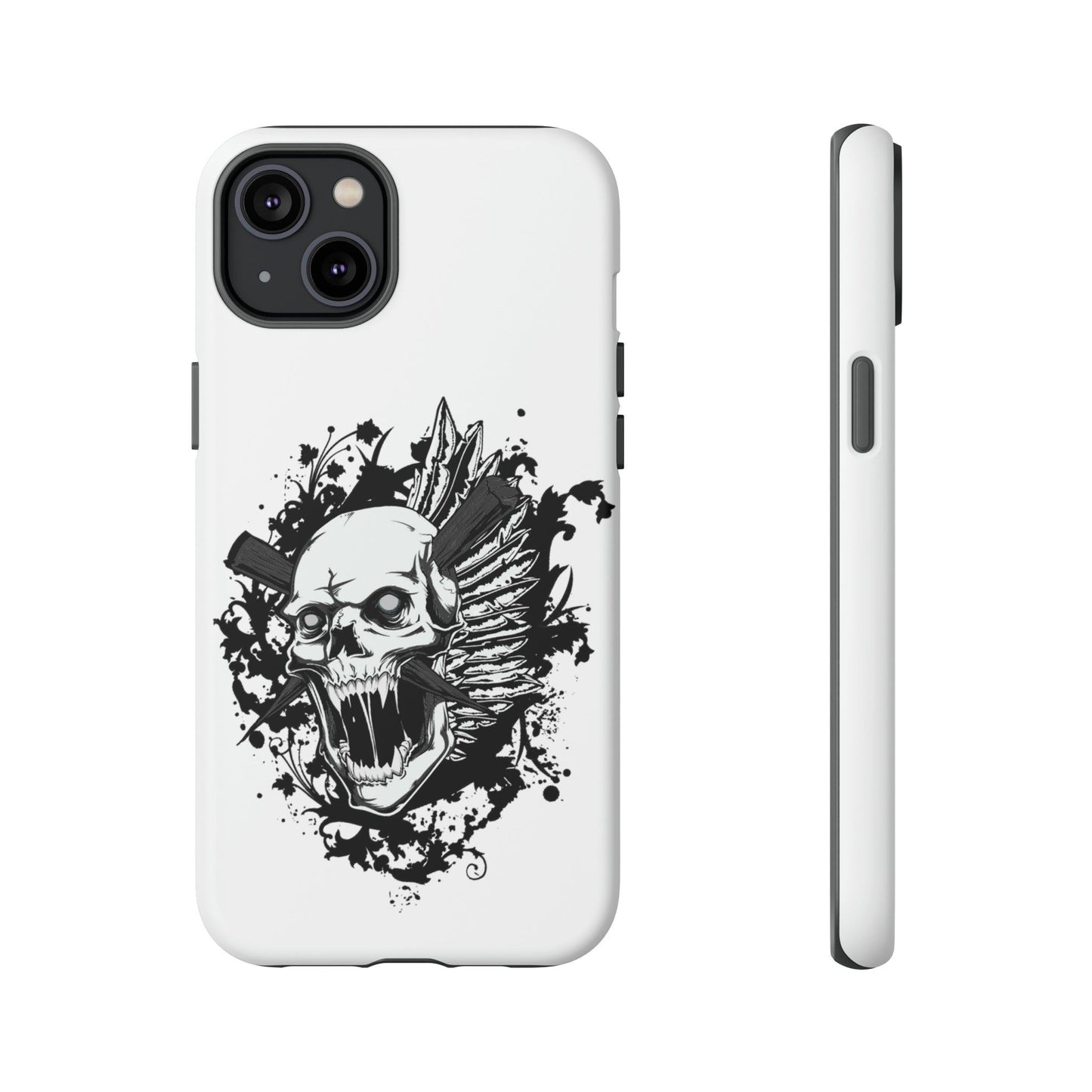 Apple Iphone Impaled Skull Cover Phone Case 37.99 Accessories, Apple, Glossy, Impaled, Iphone, iPhone Cases, Matte, Phone accessory, Phone Cases, Skull JLR Design