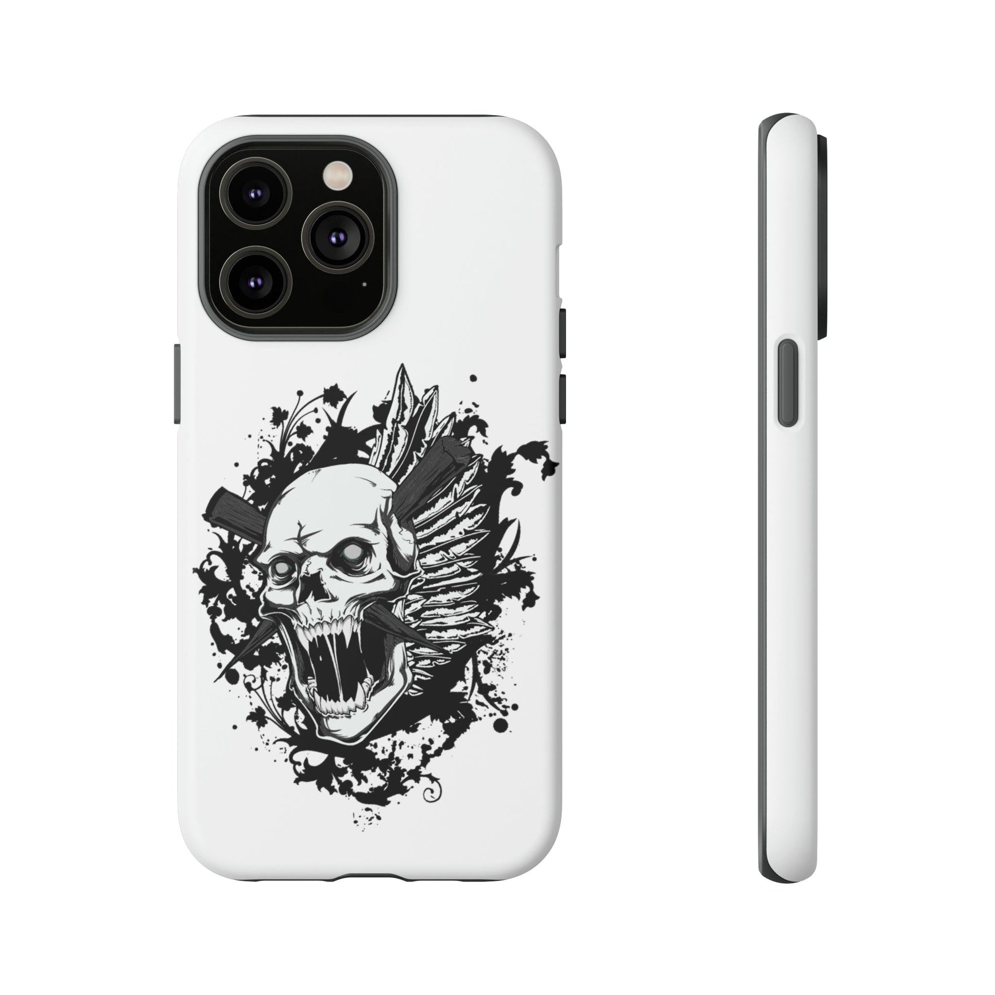 Apple Iphone Impaled Skull Cover Phone Case 37.99 Accessories, Apple, Glossy, Impaled, Iphone, iPhone Cases, Matte, Phone accessory, Phone Cases, Skull JLR Design