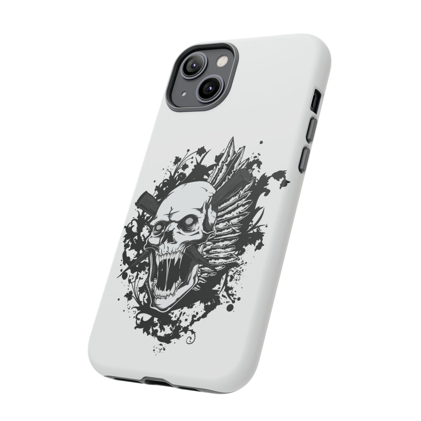 Apple Iphone Impaled Skull Cover Phone Case 37.99 Accessories, Apple, Glossy, Impaled, Iphone, iPhone Cases, Matte, Phone accessory, Phone Cases, Skull JLR Design