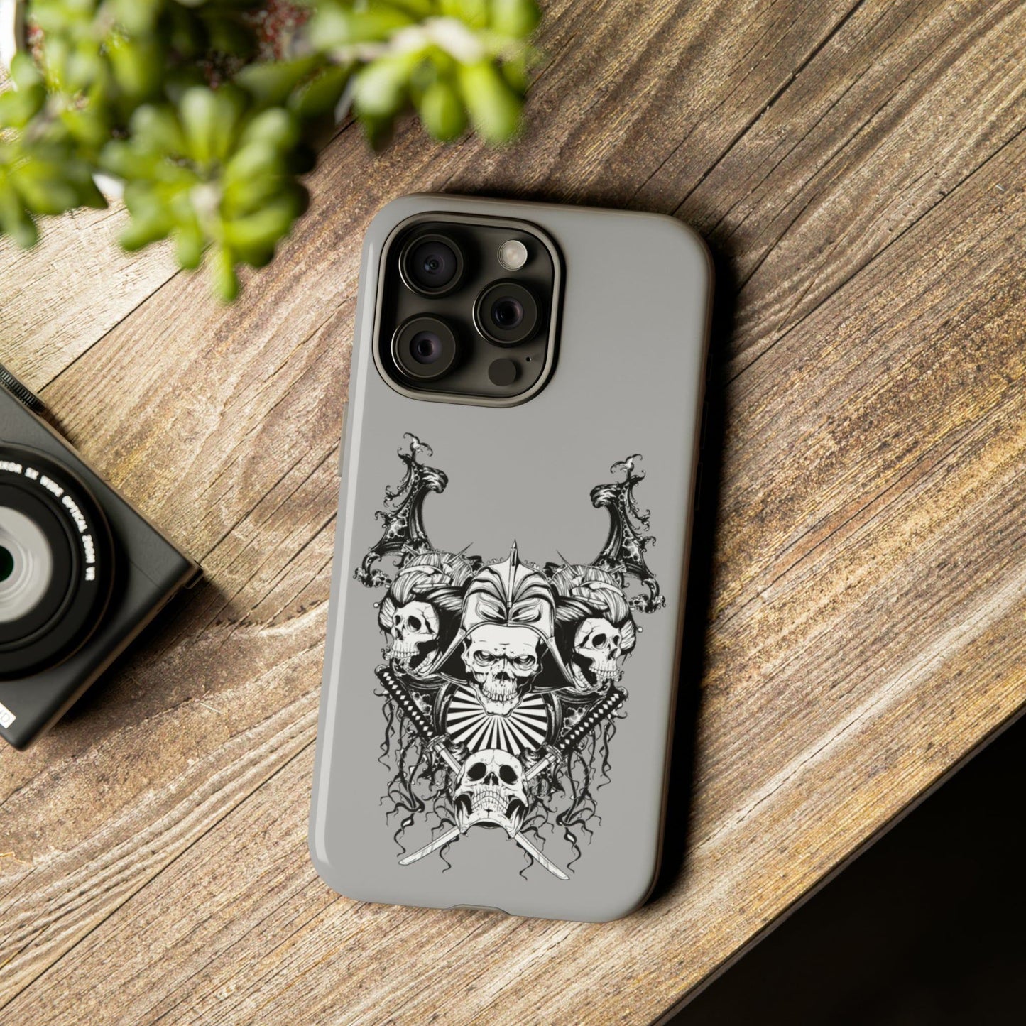 Apple Iphone Katana Skulls Cover Phone Case 41.99 Accessories, Apple, Glossy, Iphone, iPhone Cases, Katana, Matte, Phone accessory, Phone Cases, Skull JLR Design