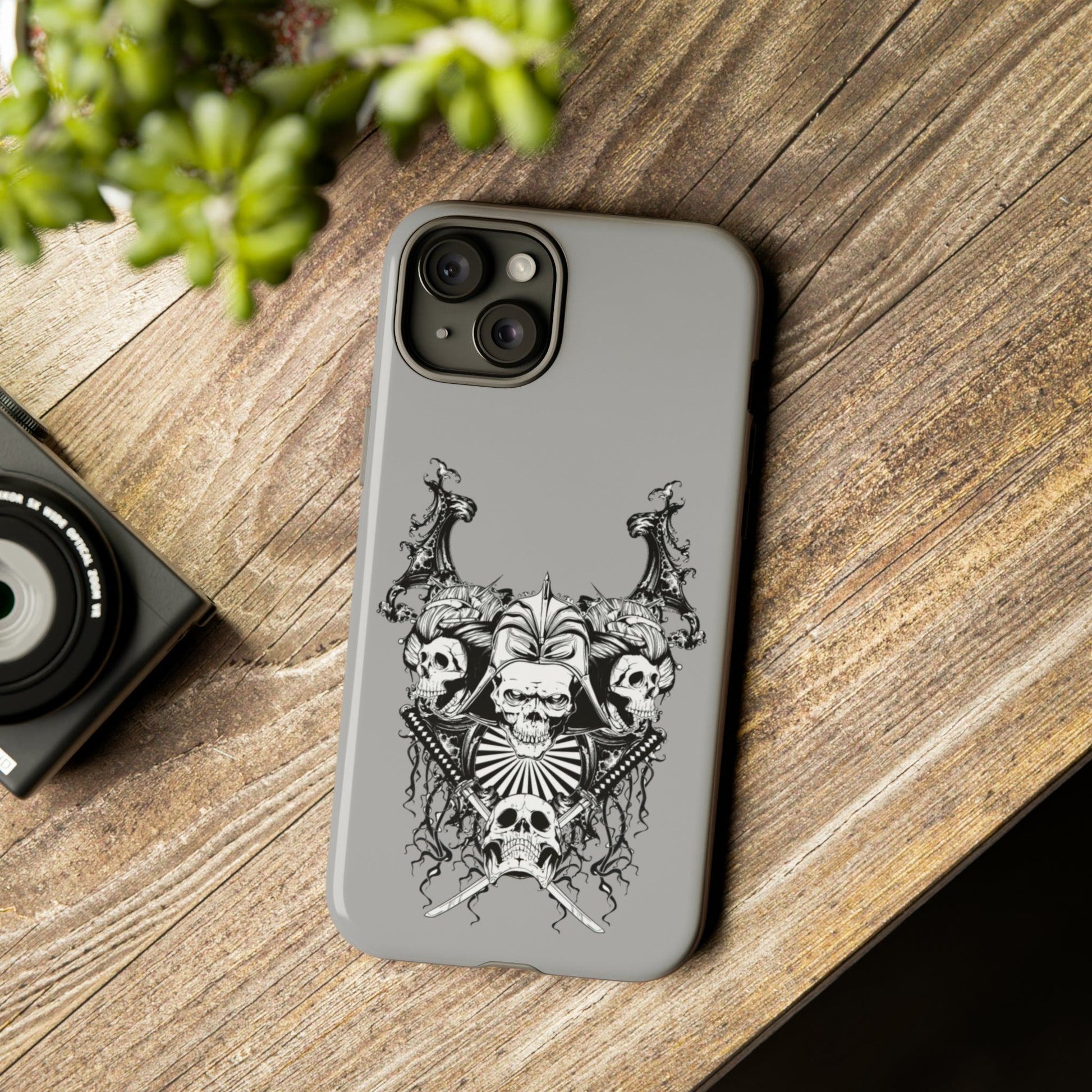 Apple Iphone Katana Skulls Cover Phone Case 41.99 Accessories, Apple, Glossy, Iphone, iPhone Cases, Katana, Matte, Phone accessory, Phone Cases, Skull JLR Design