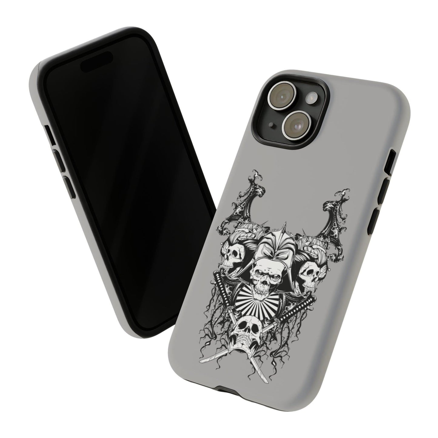 Apple Iphone Katana Skulls Cover Phone Case 41.99 Accessories, Apple, Glossy, Iphone, iPhone Cases, Katana, Matte, Phone accessory, Phone Cases, Skull JLR Design