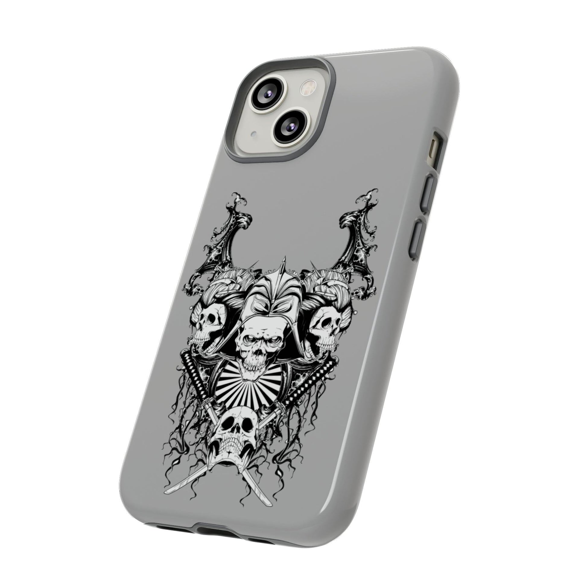 Apple Iphone Katana Skulls Cover Phone Case 41.99 Accessories, Apple, Glossy, Iphone, iPhone Cases, Katana, Matte, Phone accessory, Phone Cases, Skull JLR Design