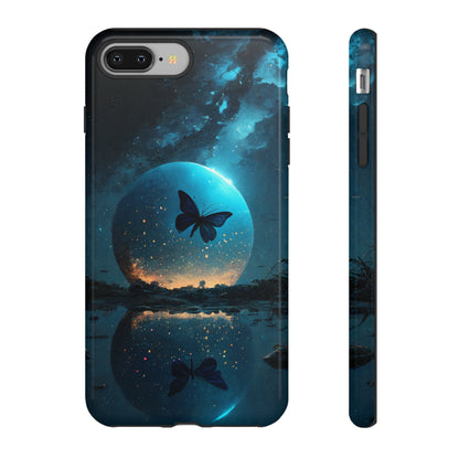 Apple Iphone Moon Butterfly Var2 Cover Phone Case JLR Design