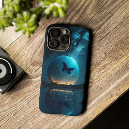 Apple Iphone Moon Butterfly Var2 Cover Phone Case JLR Design