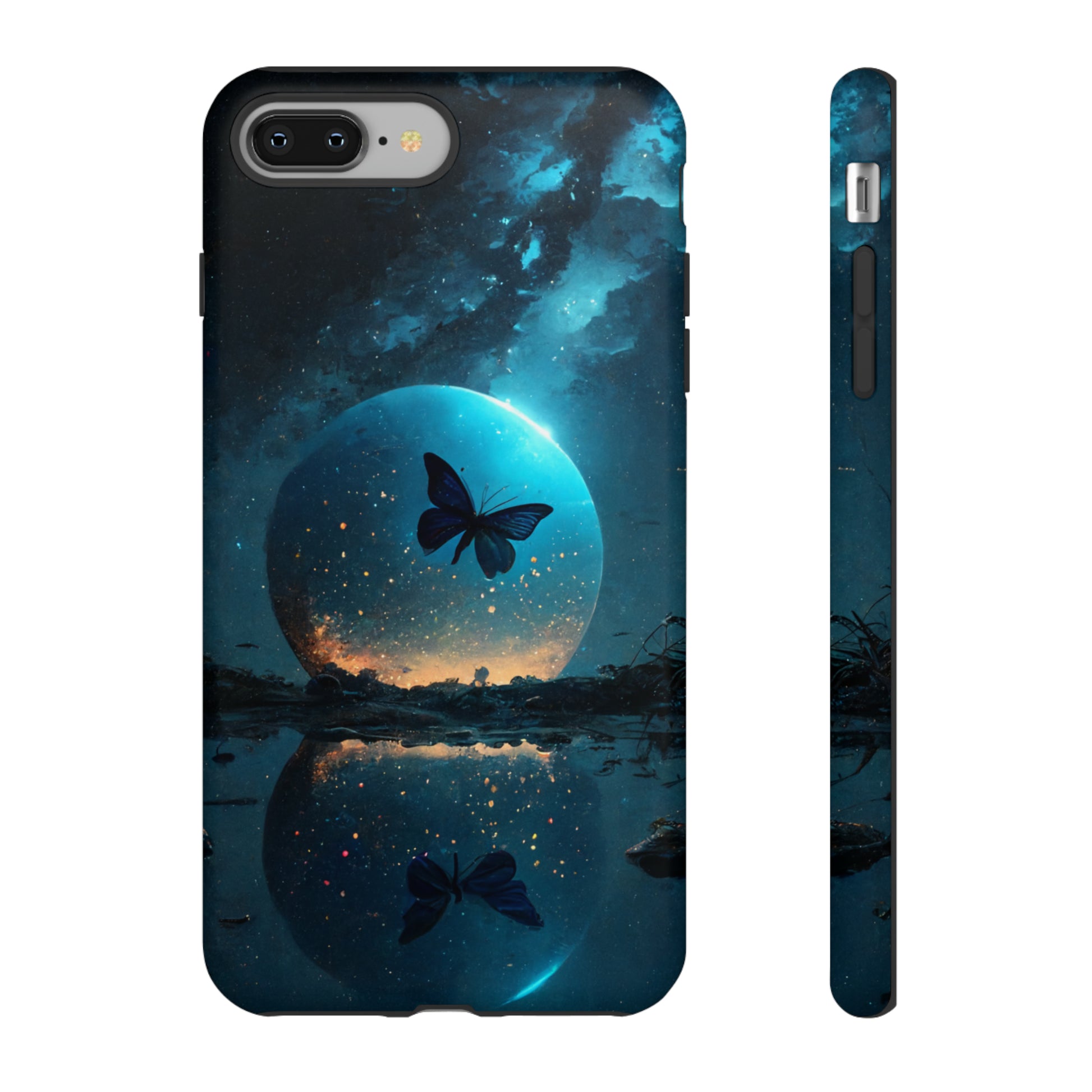 Apple Iphone Moon Butterfly Var2 Cover Phone Case JLR Design