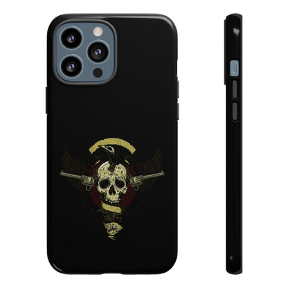 Apple Iphone Revolver Skull Cover Phone Case 37.99 Accessories, Apple, Glossy, Iphone, iPhone Cases, Matte, Phone accessory, Phone Cases, Revolver, Skull JLR Design