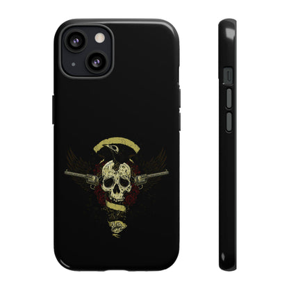 Apple Iphone Revolver Skull Cover Phone Case 37.99 Accessories, Apple, Glossy, Iphone, iPhone Cases, Matte, Phone accessory, Phone Cases, Revolver, Skull JLR Design