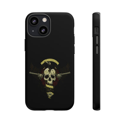 Apple Iphone Revolver Skull Cover Phone Case 37.99 Accessories, Apple, Glossy, Iphone, iPhone Cases, Matte, Phone accessory, Phone Cases, Revolver, Skull JLR Design