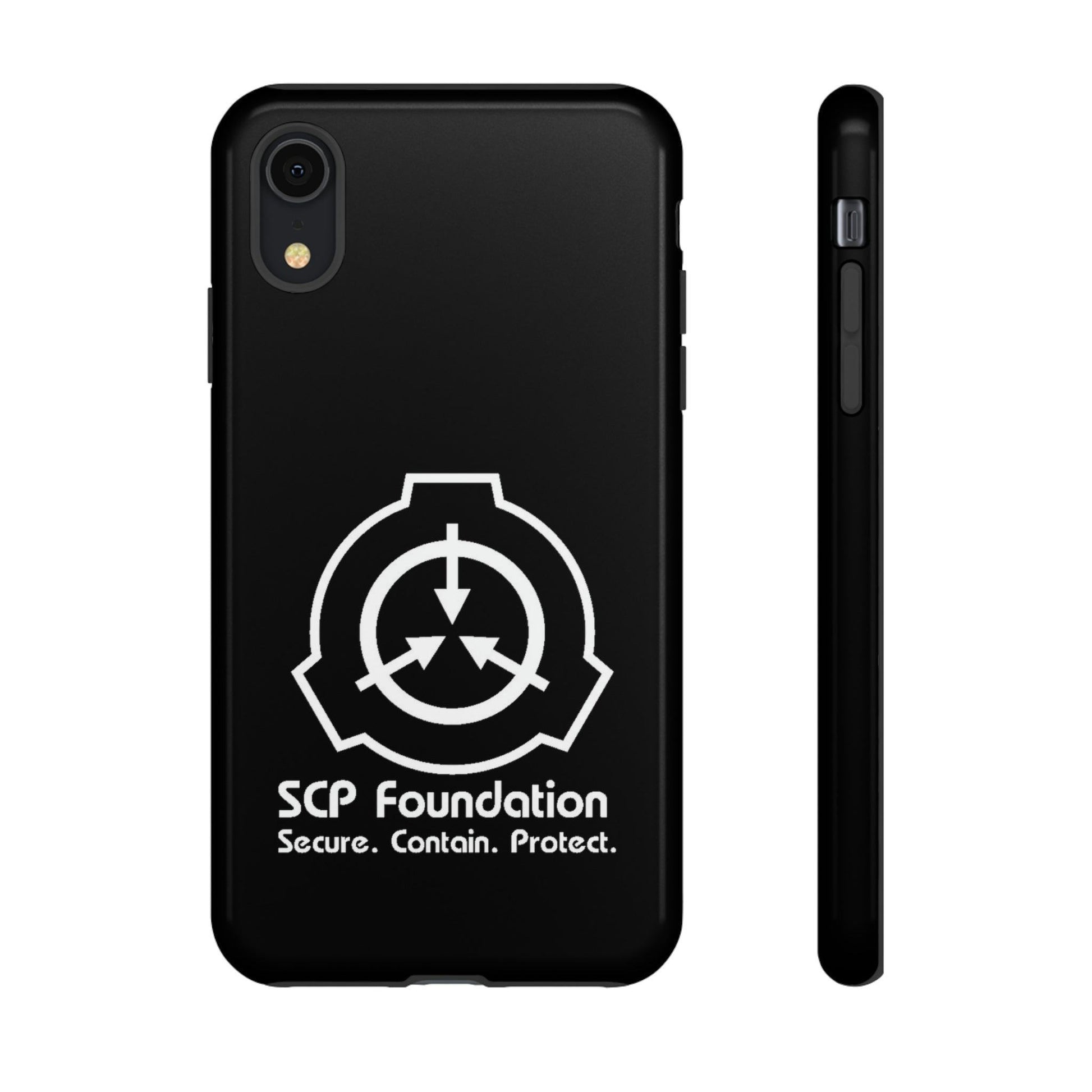 Apple Iphone SCP Foundation schwarz Cover -- Apple Iphone SCP Foundation schwarz Cover - undefined Phone Case | JLR Design