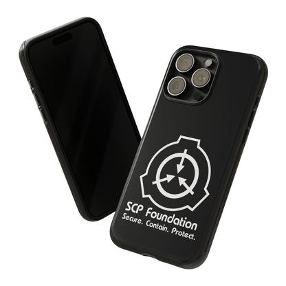 Apple Iphone SCP Foundation schwarz Cover Phone Case 34.99 Accessories, Foundation, Glossy, Handyhülle, iPhone Cases, Logo, Matte, Phone accessory, Phone Cases, Samsung Cases, SCP, Weiss JLR Design