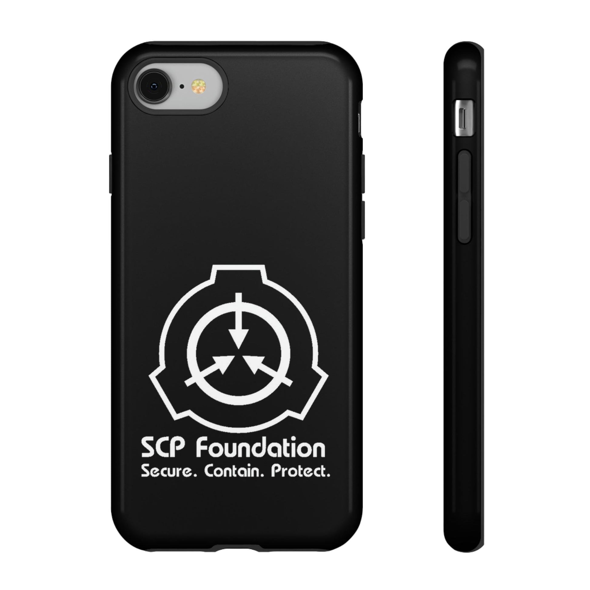 Apple Iphone SCP Foundation schwarz Cover Phone Case 34.99 Accessories, Foundation, Glossy, Handyhülle, iPhone Cases, Logo, Matte, Phone accessory, Phone Cases, Samsung Cases, SCP, Weiss JLR Design