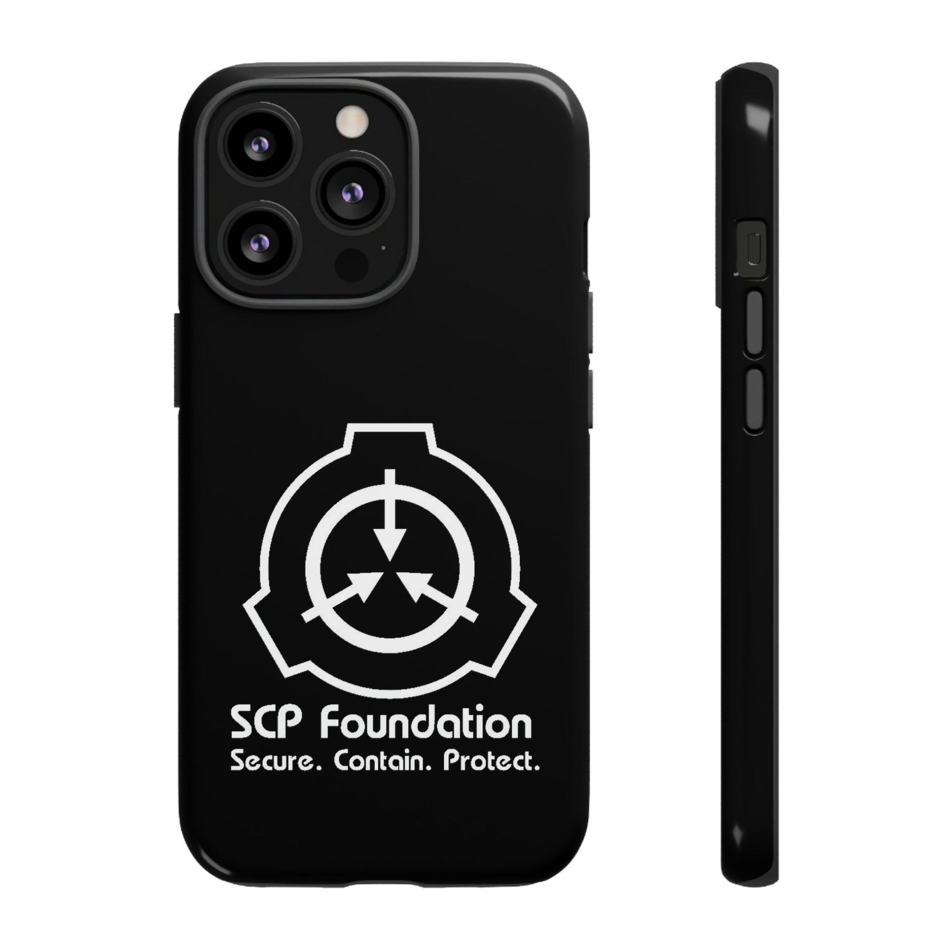 Apple Iphone SCP Foundation schwarz Cover Phone Case 34.99 Accessories, Foundation, Glossy, Handyhülle, iPhone Cases, Logo, Matte, Phone accessory, Phone Cases, Samsung Cases, SCP, Weiss JLR Design