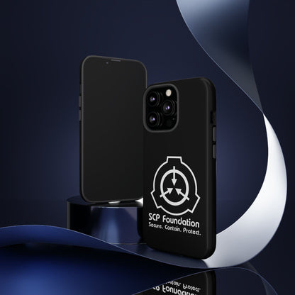 Apple Iphone SCP Foundation schwarz Cover Phone Case 34.99 Accessories, Foundation, Glossy, Handyhülle, iPhone Cases, Logo, Matte, Phone accessory, Phone Cases, Samsung Cases, SCP, Weiss JLR Design