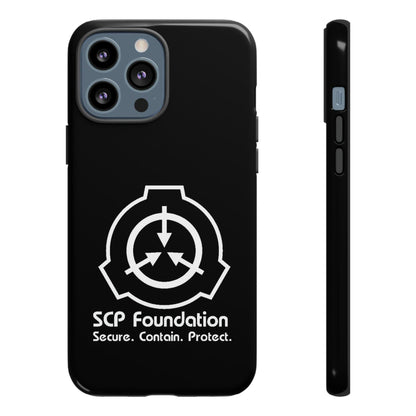 Apple Iphone SCP Foundation schwarz Cover Phone Case 34.99 Accessories, Foundation, Glossy, Handyhülle, iPhone Cases, Logo, Matte, Phone accessory, Phone Cases, Samsung Cases, SCP, Weiss JLR Design