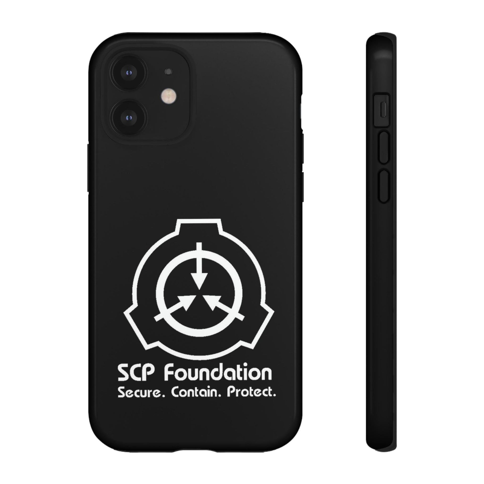 Apple Iphone SCP Foundation schwarz Cover Phone Case 34.99 Accessories, Foundation, Glossy, Handyhülle, iPhone Cases, Logo, Matte, Phone accessory, Phone Cases, Samsung Cases, SCP, Weiss JLR Design