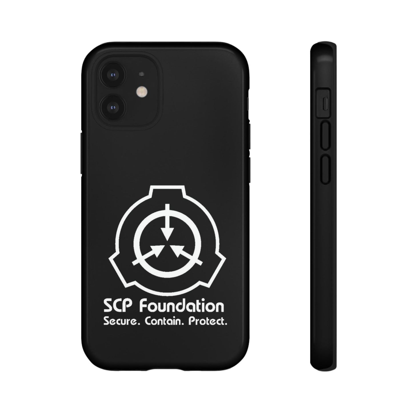 Apple Iphone SCP Foundation schwarz Cover Phone Case 34.99 Accessories, Foundation, Glossy, Handyhülle, iPhone Cases, Logo, Matte, Phone accessory, Phone Cases, Samsung Cases, SCP, Weiss JLR Design