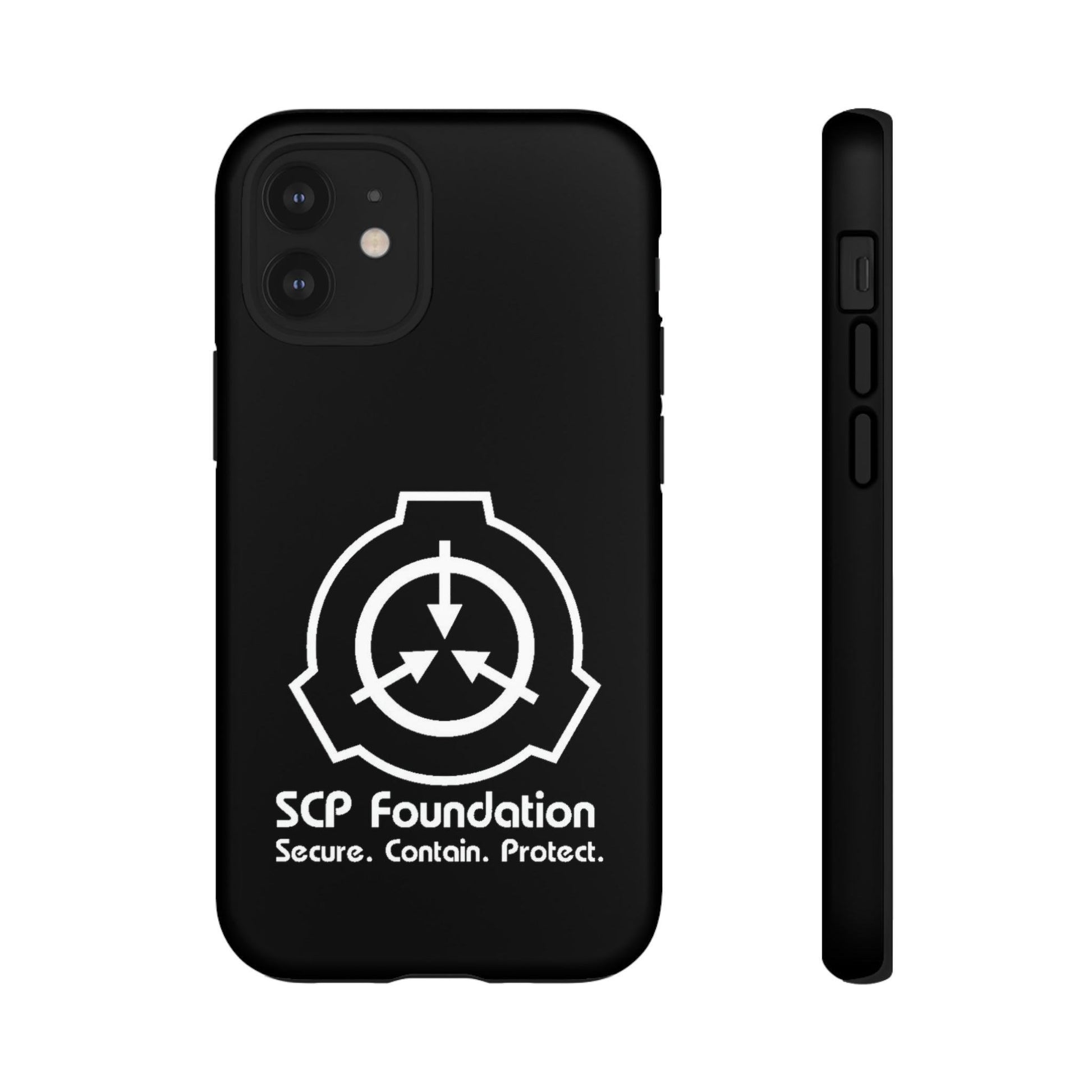 Apple Iphone SCP Foundation schwarz Cover Phone Case 34.99 Accessories, Foundation, Glossy, Handyhülle, iPhone Cases, Logo, Matte, Phone accessory, Phone Cases, Samsung Cases, SCP, Weiss JLR Design