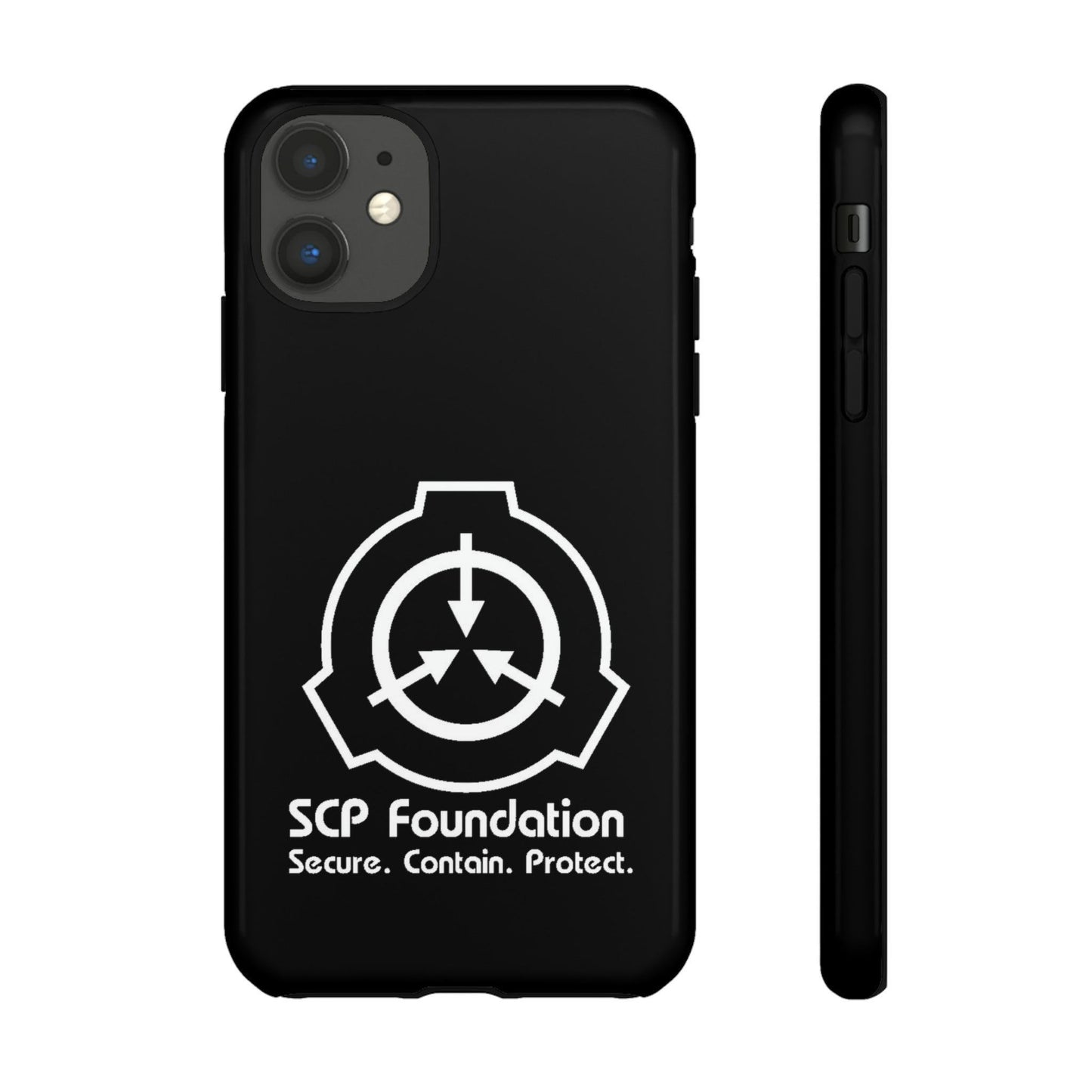 Apple Iphone SCP Foundation schwarz Cover Phone Case 34.99 Accessories, Foundation, Glossy, Handyhülle, iPhone Cases, Logo, Matte, Phone accessory, Phone Cases, Samsung Cases, SCP, Weiss JLR Design