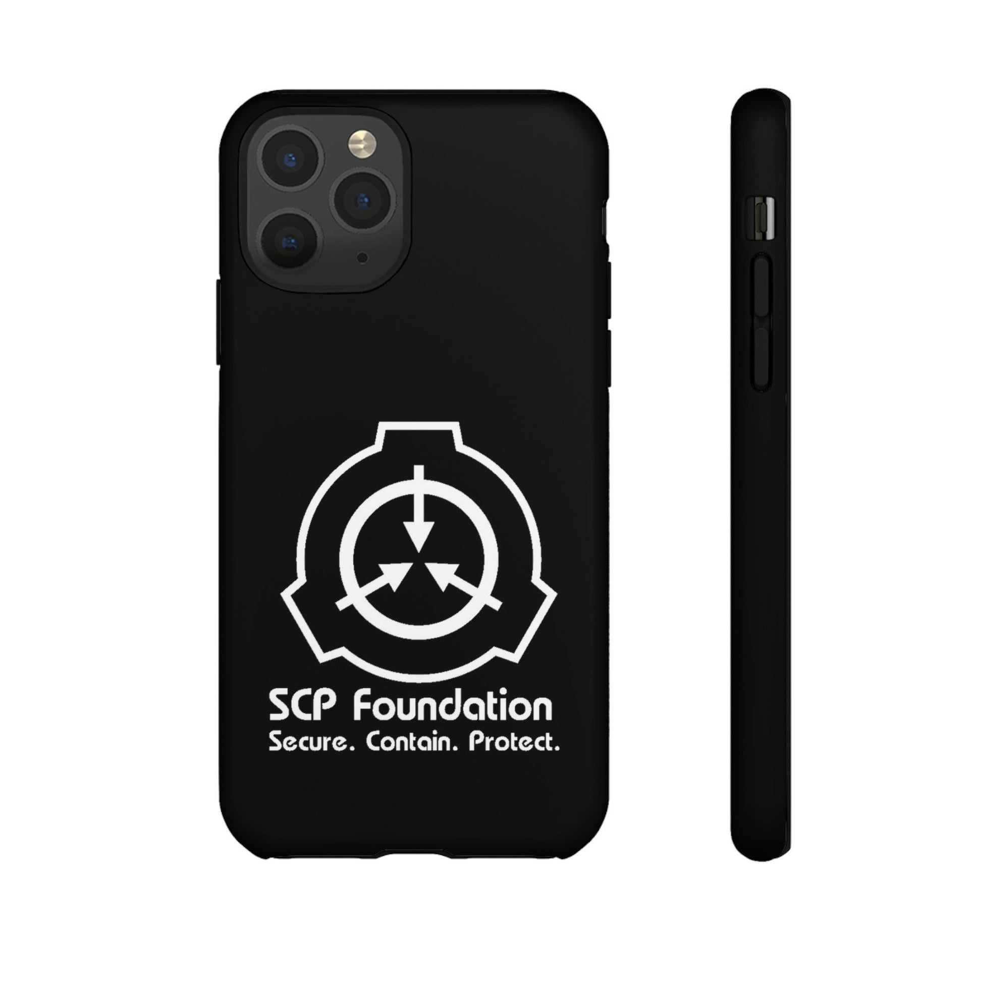 Apple Iphone SCP Foundation schwarz Cover Phone Case 34.99 Accessories, Foundation, Glossy, Handyhülle, iPhone Cases, Logo, Matte, Phone accessory, Phone Cases, Samsung Cases, SCP, Weiss JLR Design