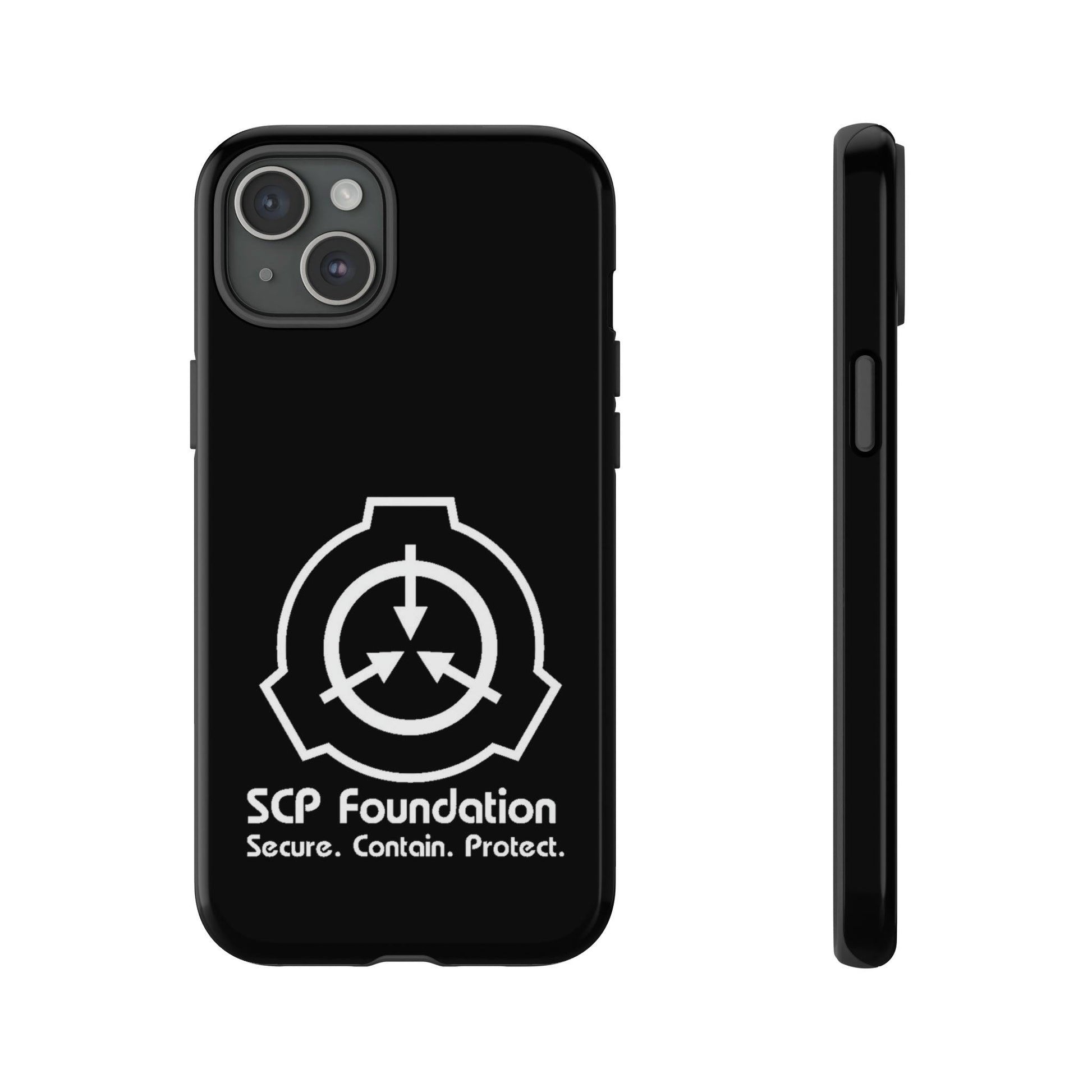 Apple Iphone SCP Foundation schwarz Cover Phone Case 34.99 Accessories, Foundation, Glossy, Handyhülle, iPhone Cases, Logo, Matte, Phone accessory, Phone Cases, Samsung Cases, SCP, Weiss JLR Design