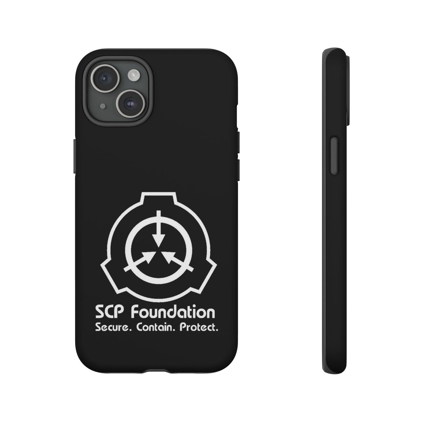 Apple Iphone SCP Foundation schwarz Cover Phone Case 34.99 Accessories, Foundation, Glossy, Handyhülle, iPhone Cases, Logo, Matte, Phone accessory, Phone Cases, Samsung Cases, SCP, Weiss JLR Design