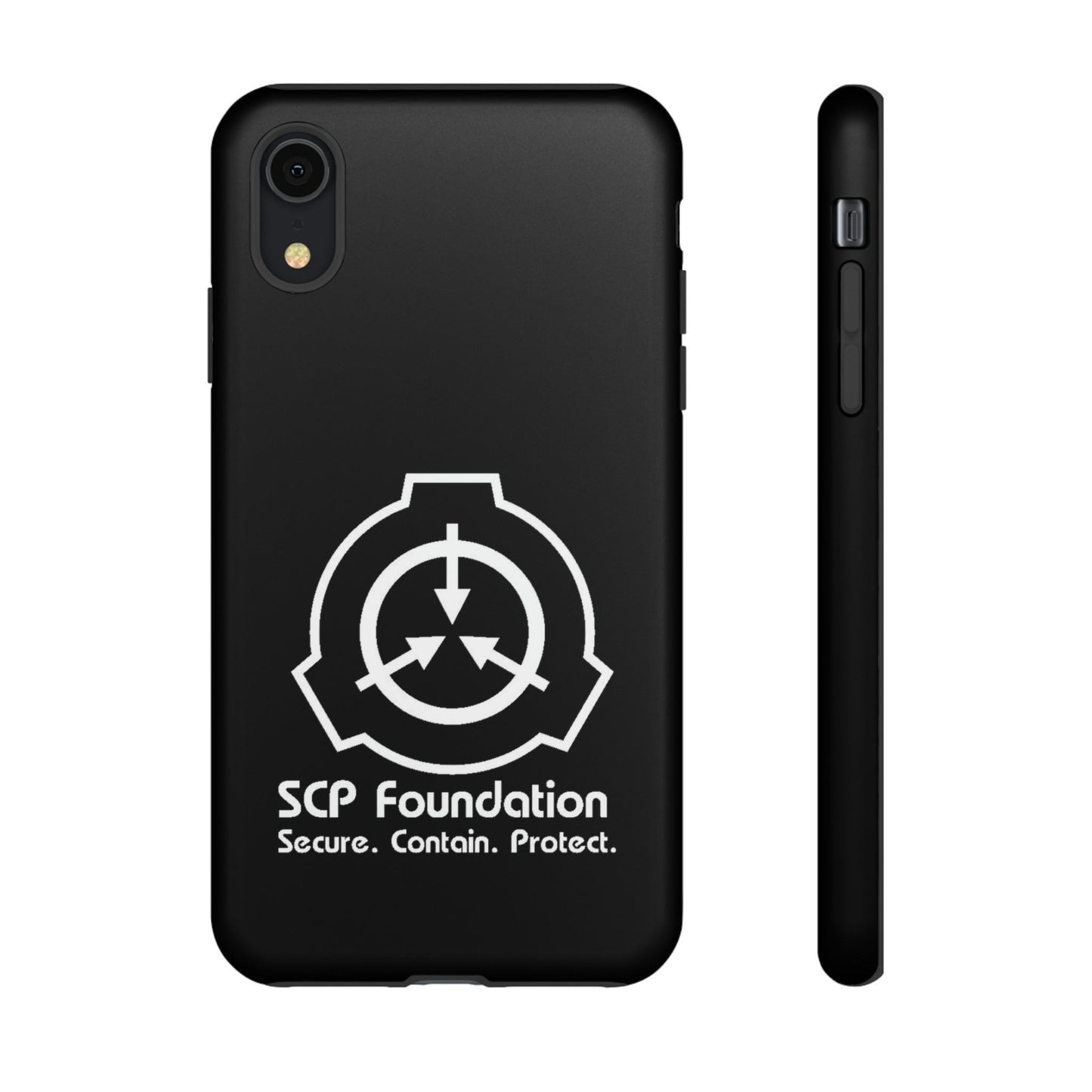 Apple Iphone SCP Foundation schwarz Cover Phone Case 34.99 Accessories, Foundation, Glossy, Handyhülle, iPhone Cases, Logo, Matte, Phone accessory, Phone Cases, Samsung Cases, SCP, Weiss JLR Design