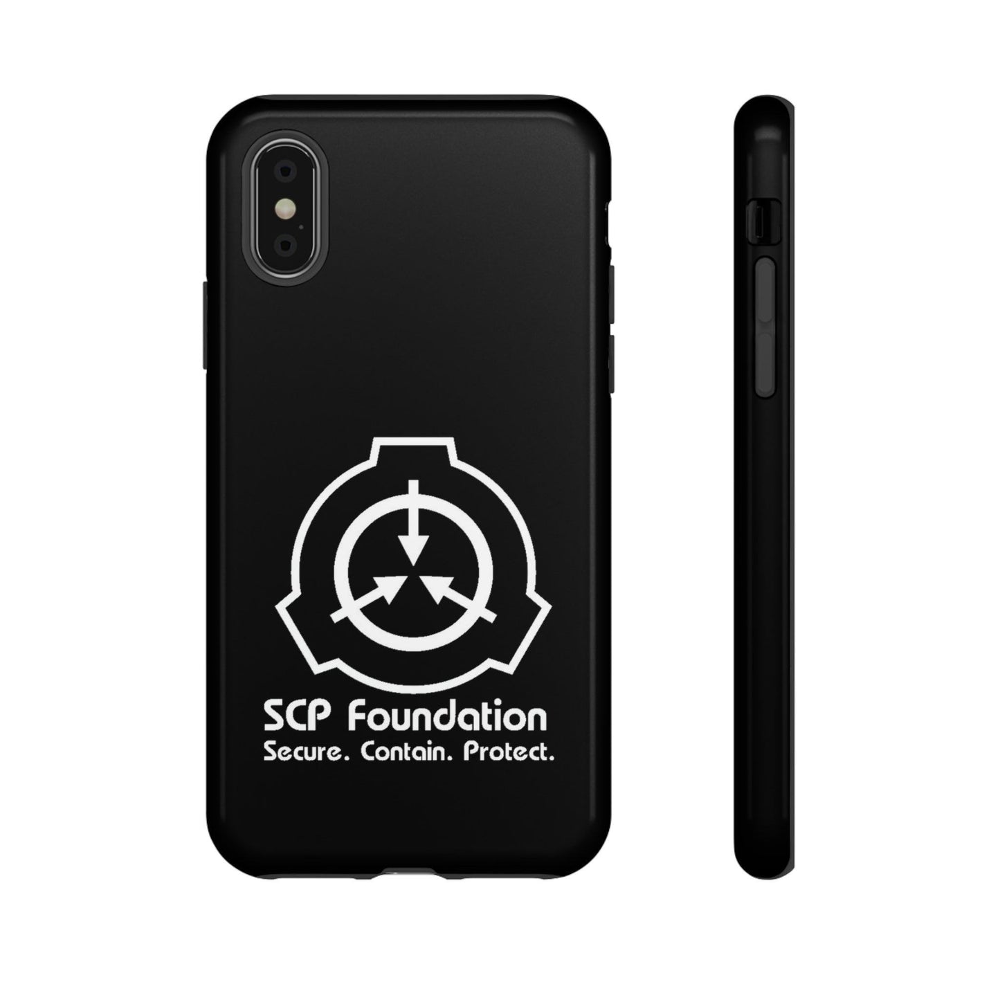 Apple Iphone SCP Foundation schwarz Cover Phone Case 34.99 Accessories, Foundation, Glossy, Handyhülle, iPhone Cases, Logo, Matte, Phone accessory, Phone Cases, Samsung Cases, SCP, Weiss JLR Design