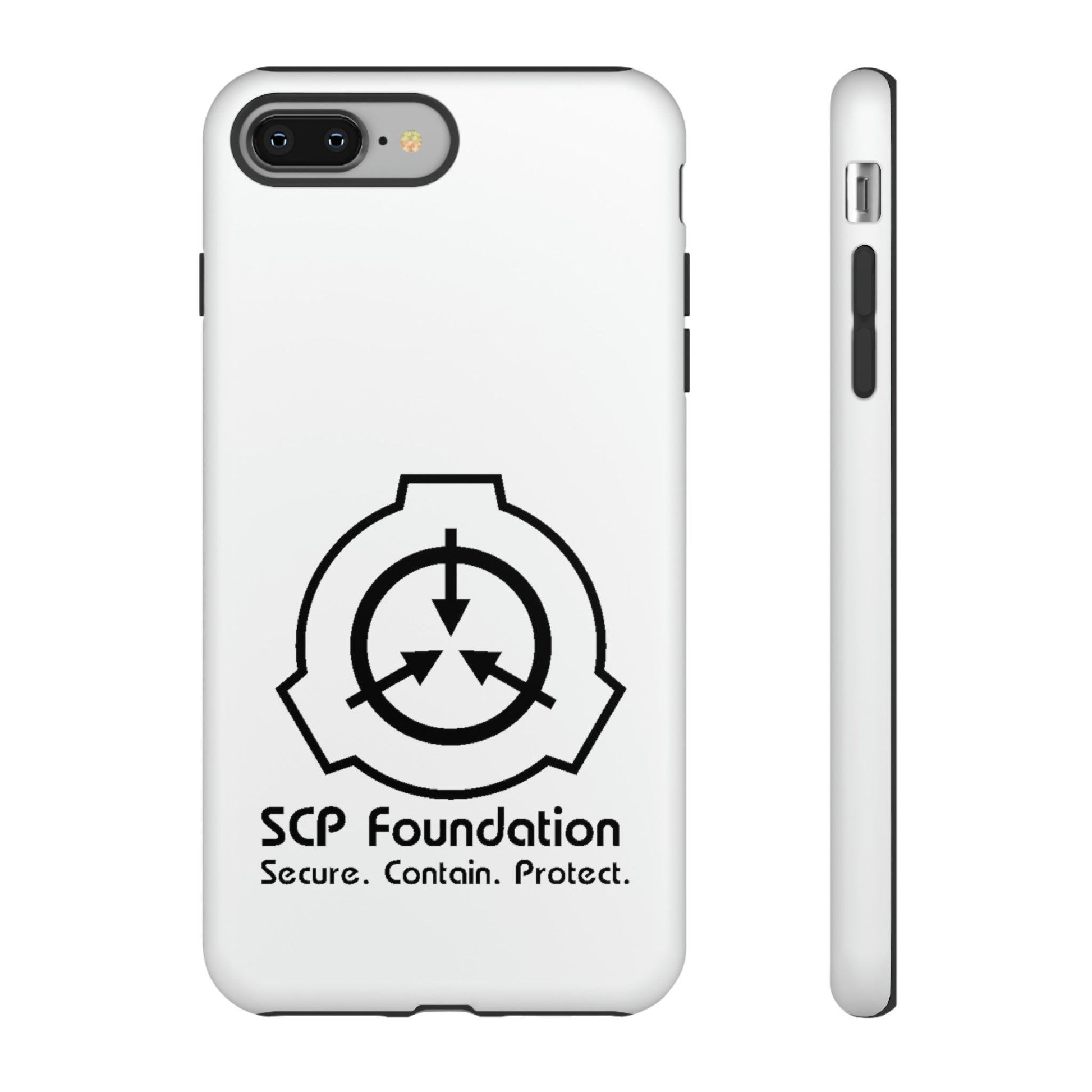 Apple Iphone SCP Foundation Weiss Cover Phone Case 32.99 Accessories, Foundation, Glossy, iPhone Cases, Logo, Matte, Phone accessory, Phone Cases, Samsung Cases, Schwarz, SCP, Weiss JLR Design