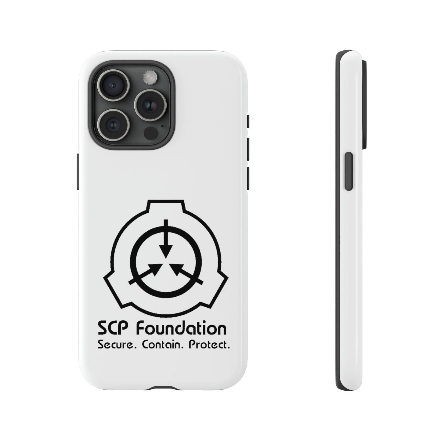 Apple Iphone SCP Foundation Weiss Cover Phone Case 32.99 Accessories, Foundation, Glossy, iPhone Cases, Logo, Matte, Phone accessory, Phone Cases, Samsung Cases, Schwarz, SCP, Weiss JLR Design