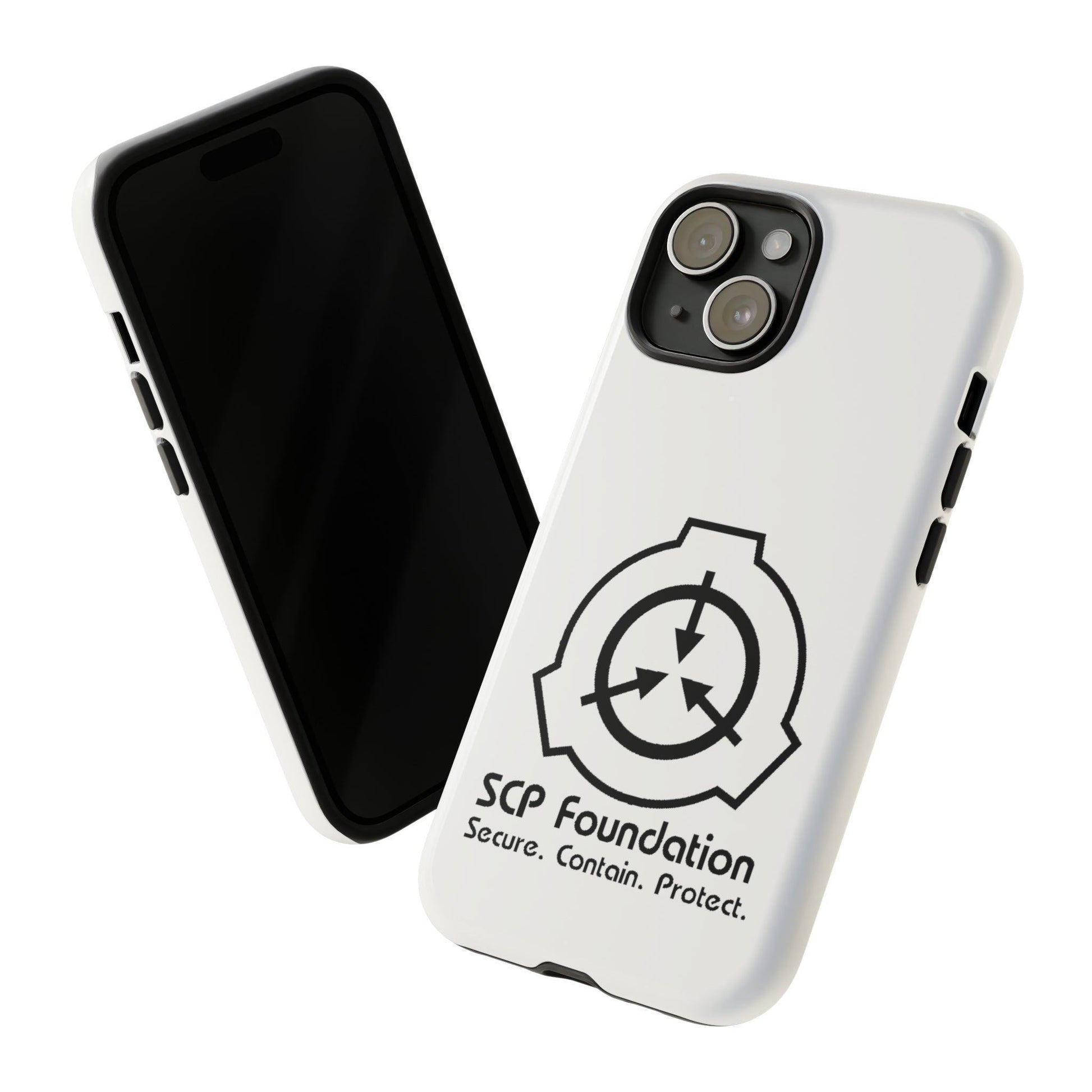 Apple Iphone SCP Foundation Weiss Cover Phone Case 32.99 Accessories, Foundation, Glossy, iPhone Cases, Logo, Matte, Phone accessory, Phone Cases, Samsung Cases, Schwarz, SCP, Weiss JLR Design