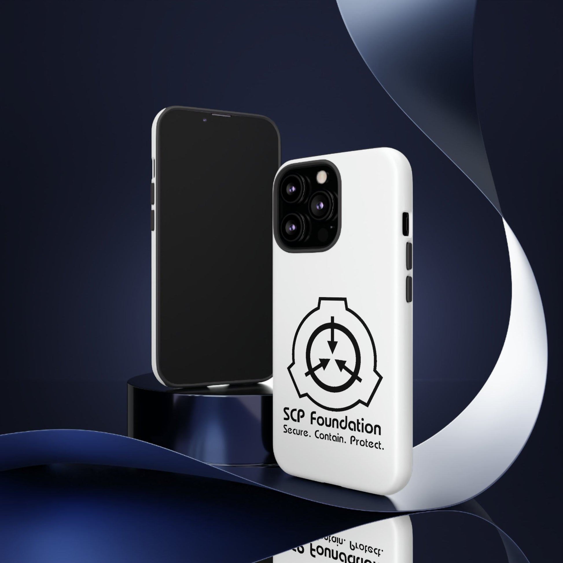 Apple Iphone SCP Foundation Weiss Cover Phone Case 32.99 Accessories, Foundation, Glossy, iPhone Cases, Logo, Matte, Phone accessory, Phone Cases, Samsung Cases, Schwarz, SCP, Weiss JLR Design