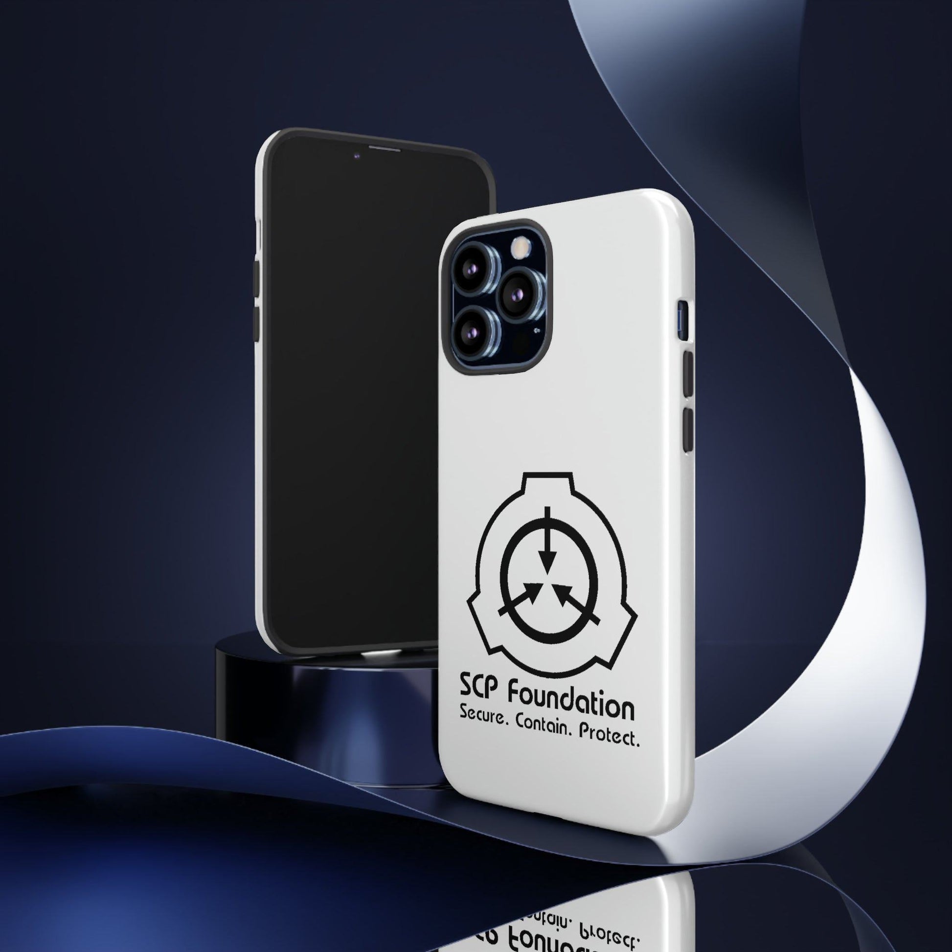 Apple Iphone SCP Foundation Weiss Cover Phone Case 32.99 Accessories, Foundation, Glossy, iPhone Cases, Logo, Matte, Phone accessory, Phone Cases, Samsung Cases, Schwarz, SCP, Weiss JLR Design