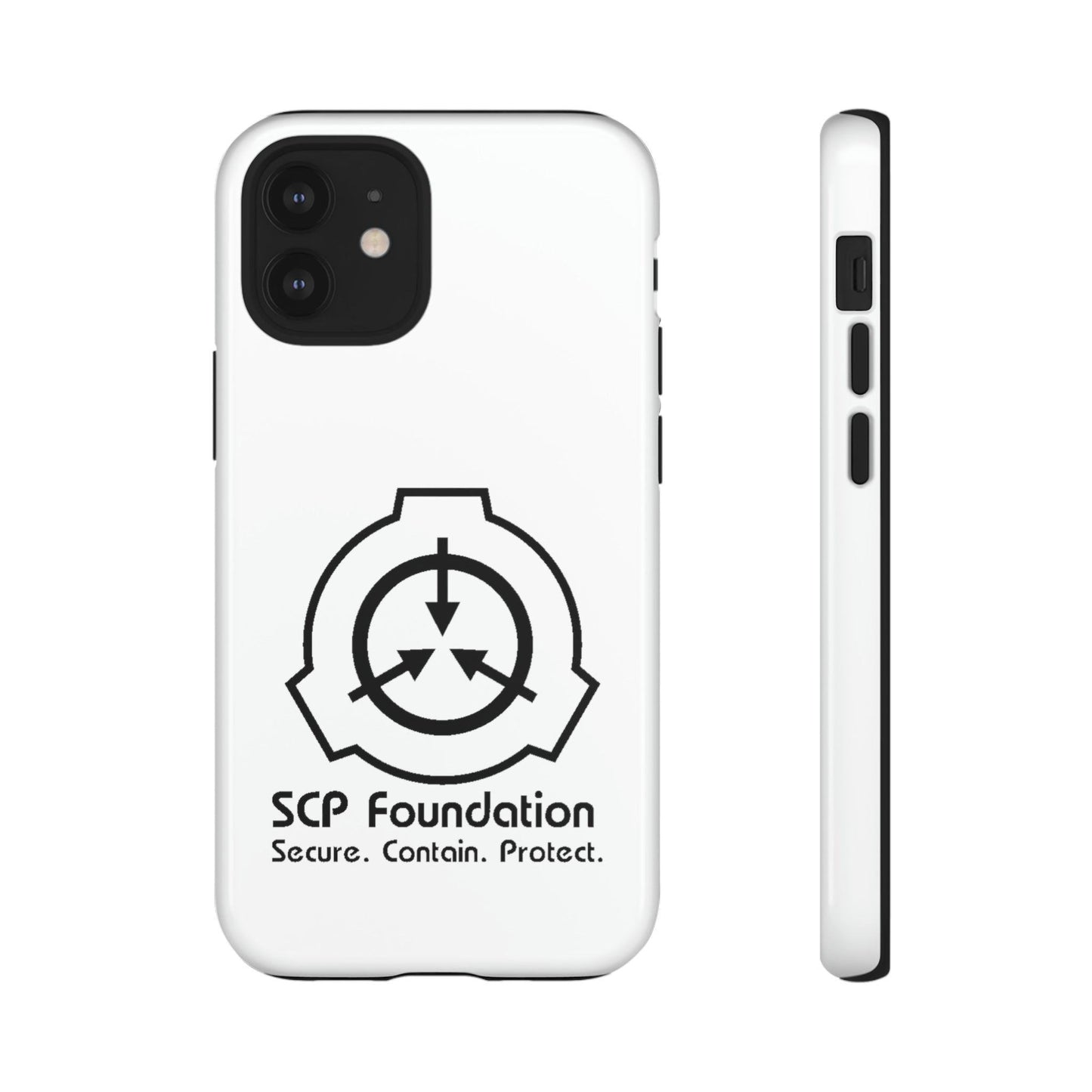 Apple Iphone SCP Foundation Weiss Cover Phone Case 32.99 Accessories, Foundation, Glossy, iPhone Cases, Logo, Matte, Phone accessory, Phone Cases, Samsung Cases, Schwarz, SCP, Weiss JLR Design