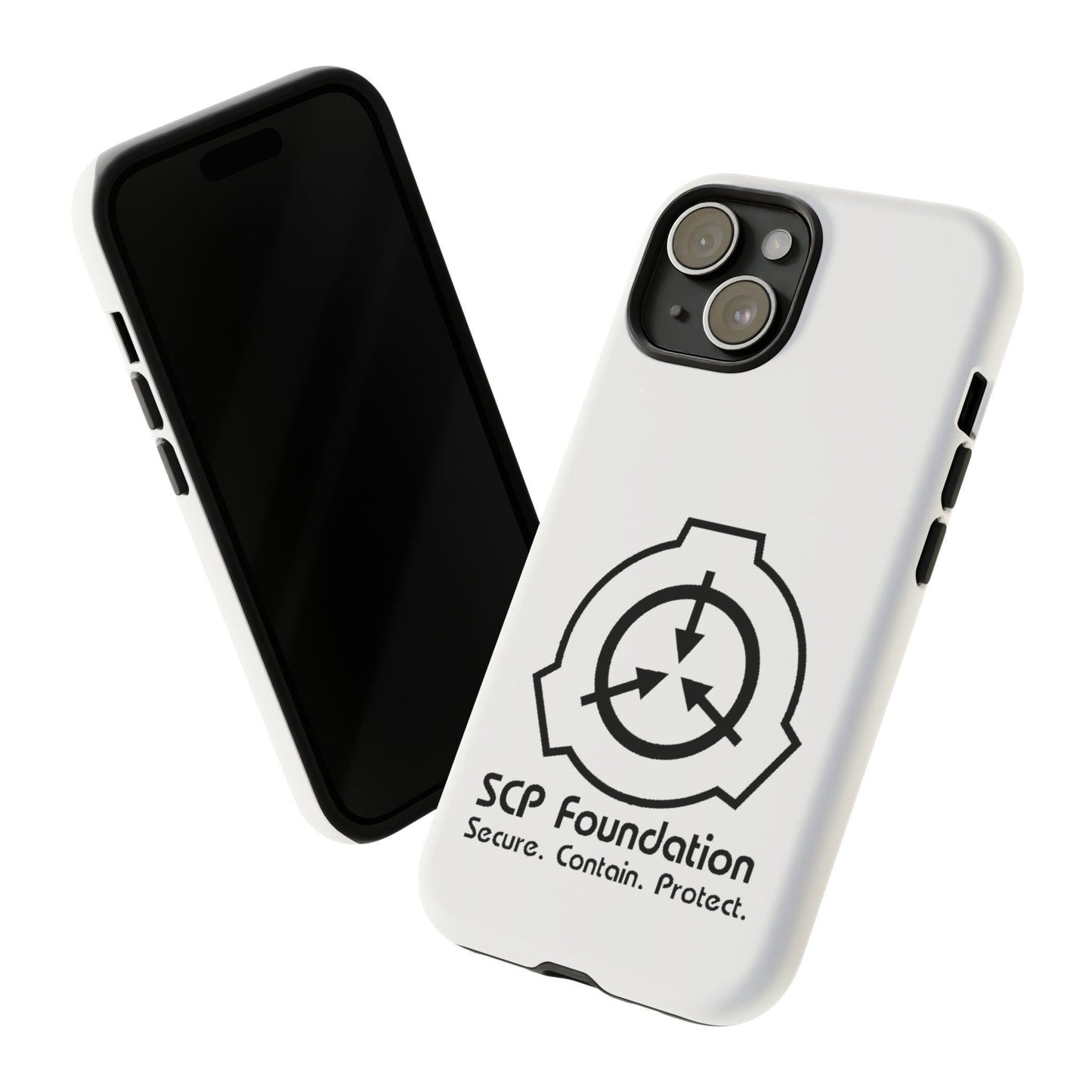 Apple Iphone SCP Foundation Weiss Cover Phone Case 32.99 Accessories, Foundation, Glossy, iPhone Cases, Logo, Matte, Phone accessory, Phone Cases, Samsung Cases, Schwarz, SCP, Weiss JLR Design