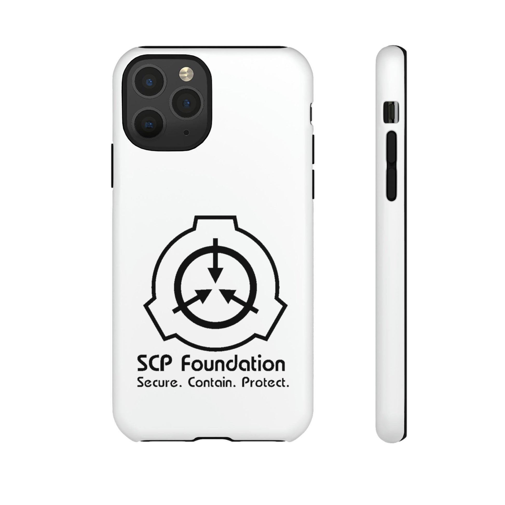 Apple Iphone SCP Foundation Weiss Cover Phone Case 32.99 Accessories, Foundation, Glossy, iPhone Cases, Logo, Matte, Phone accessory, Phone Cases, Samsung Cases, Schwarz, SCP, Weiss JLR Design