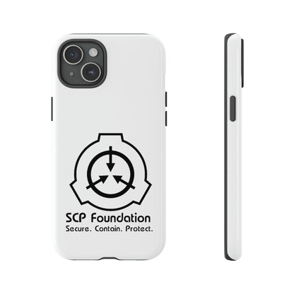 Apple Iphone SCP Foundation Weiss Cover Phone Case 32.99 Accessories, Foundation, Glossy, iPhone Cases, Logo, Matte, Phone accessory, Phone Cases, Samsung Cases, Schwarz, SCP, Weiss JLR Design