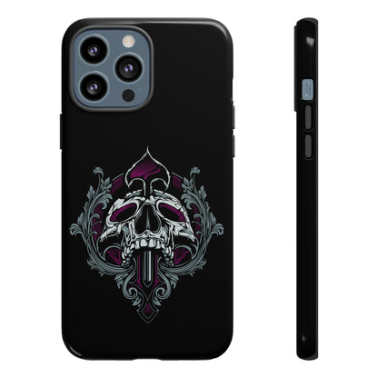 Apple Iphone Spade Skull Cover Phone Case 34.99 Accessories, Apple, Glossy, Iphone, iPhone Cases, Matte, Phone accessory, Phone Cases, Skull, Spade JLR Design