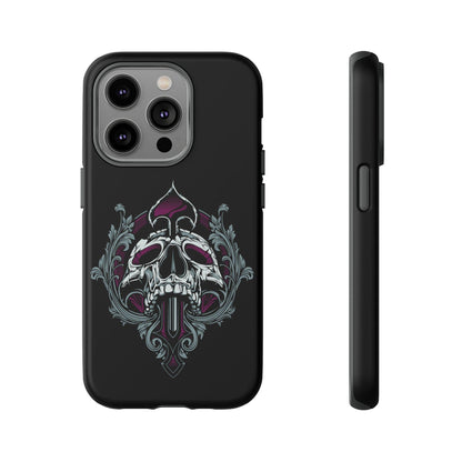 Apple Iphone Spade Skull Cover Phone Case 34.99 Accessories, Apple, Glossy, Iphone, iPhone Cases, Matte, Phone accessory, Phone Cases, Skull, Spade JLR Design