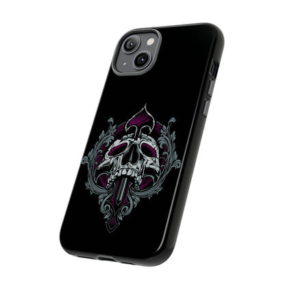 Apple Iphone Spade Skull Cover Phone Case 34.99 Accessories, Apple, Glossy, Iphone, iPhone Cases, Matte, Phone accessory, Phone Cases, Skull, Spade JLR Design