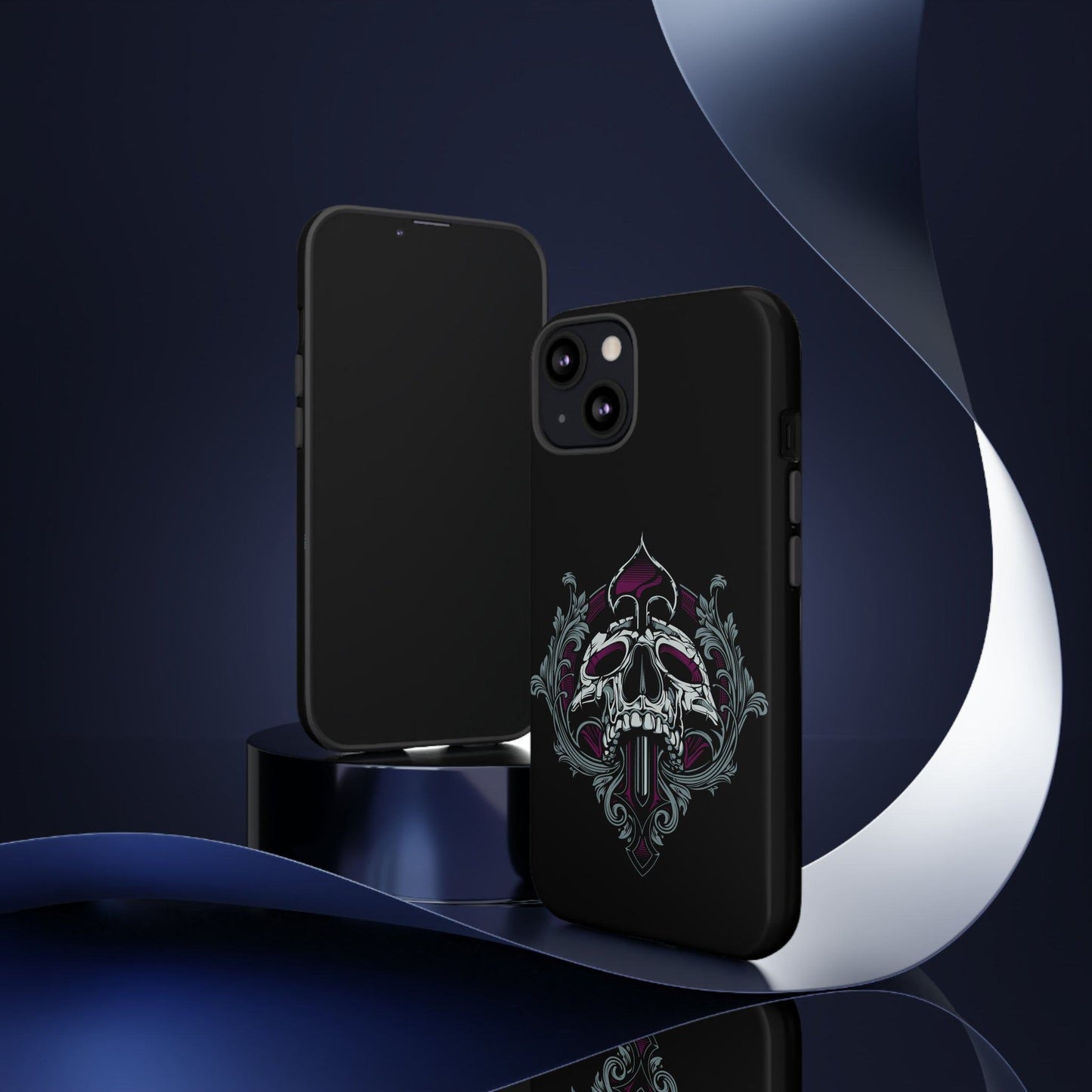 Apple Iphone Spade Skull Cover Phone Case 34.99 Accessories, Apple, Glossy, Iphone, iPhone Cases, Matte, Phone accessory, Phone Cases, Skull, Spade JLR Design