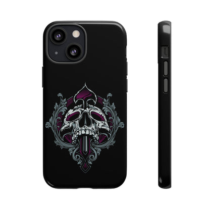 Apple Iphone Spade Skull Cover Phone Case 34.99 Accessories, Apple, Glossy, Iphone, iPhone Cases, Matte, Phone accessory, Phone Cases, Skull, Spade JLR Design