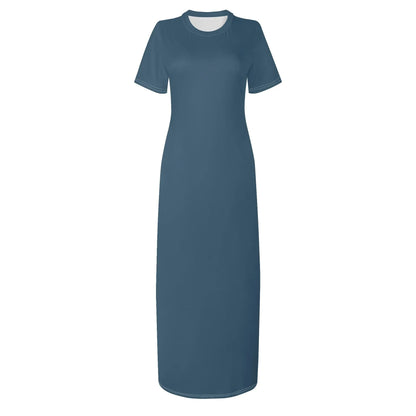 arapawa-short-sleeve-long-dress-long-dress-jlr-design-40885 - JLR Design