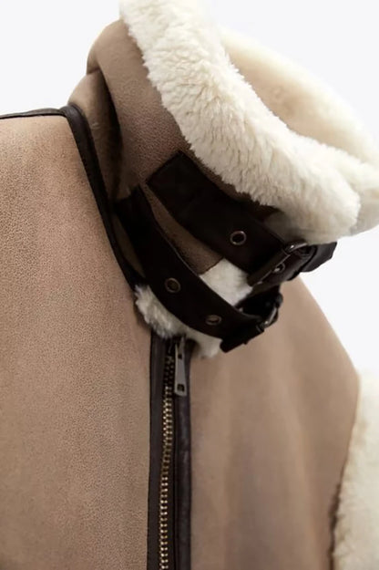 Ärmellose Faux Fur Weste Jacke JLR Design