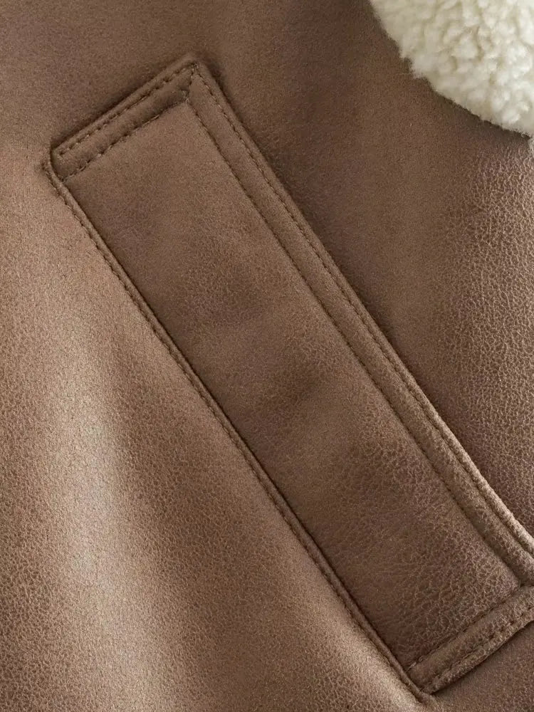 Ärmellose Faux Fur Weste Jacke JLR Design