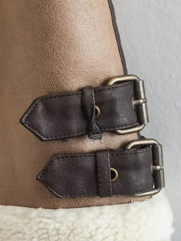 Ärmellose Faux Fur Weste Jacke JLR Design