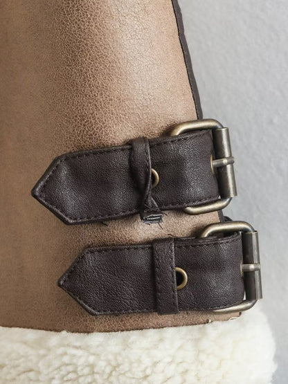 Ärmellose Faux Fur Weste Jacke JLR Design