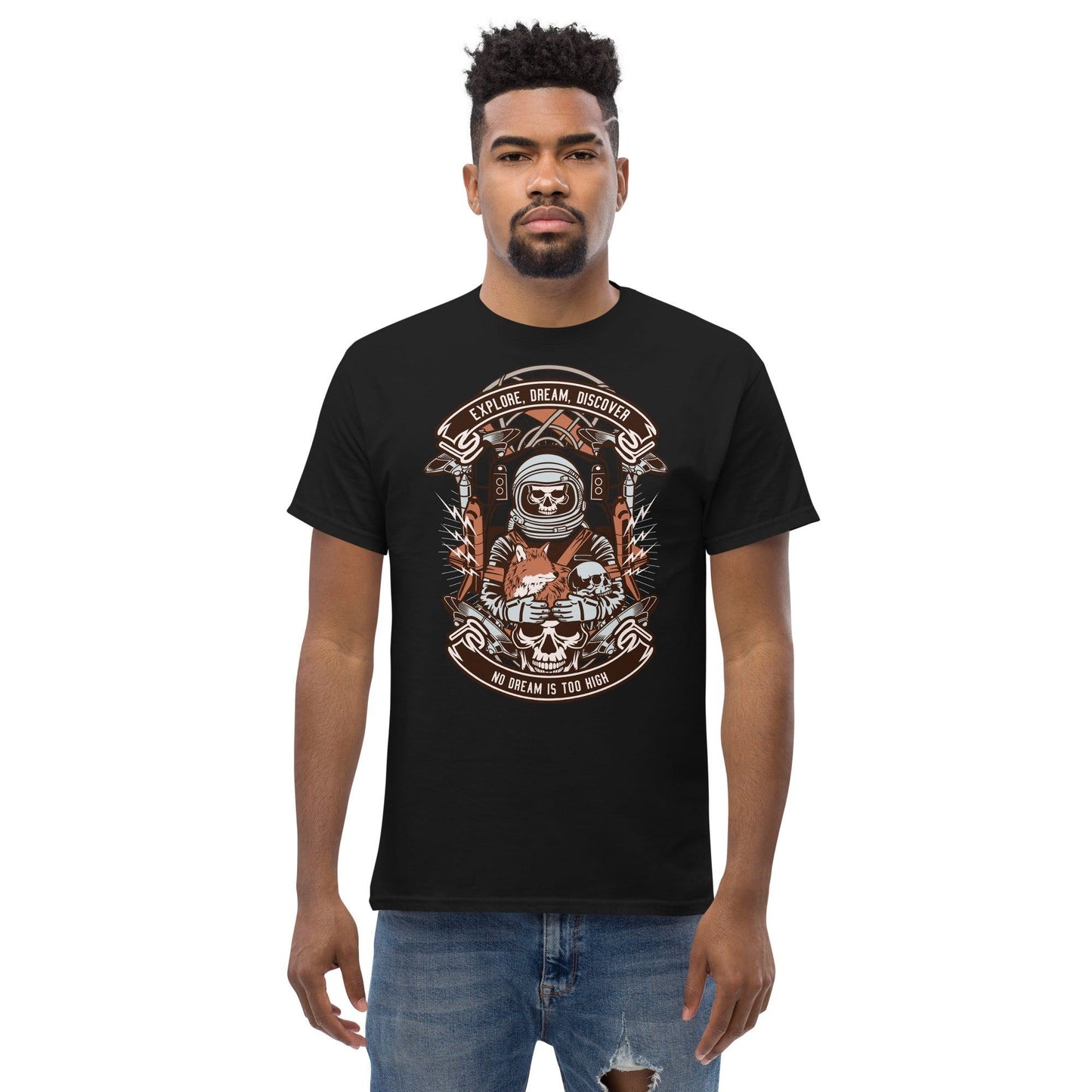 Astronaut Skull Herren-T-Shirt T-Shirt 29.99 Astronaut, Herren, Skull, T-Shirt JLR Design